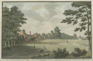 Hopwas Hayes: aquarel schilderij, 1786