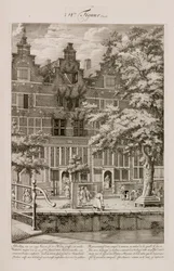 Huis beschadigd door brand, Amsterdam, Nederland