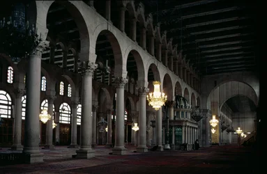 Interieur van de Gebedshal, ca. 705-715 na Christus