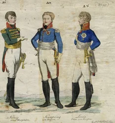 Jérôme Bonaparte Koning van Westfalen, Prins Louis Ferdinand van Pruisen en Ludwig I van Beieren