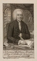 Johann Matthias Wahn, Duitse wiskundige, c 1792
