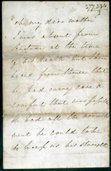 Brief van Florence Nightingale, mei 1856