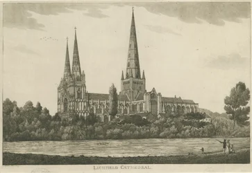 Lichfield Cathedral - Zuidaanzicht