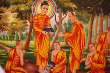 Leven van de Boeddha Verspreiding van de Dharma, Phnom Penh, Cambodja