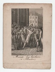De apotheose van Marat op 8 februari