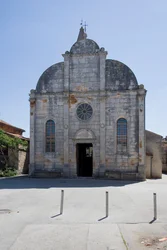 Maria Boodschap kerk, St. Vincenti, Svetvincenat, Kroatië (foto)