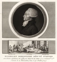 Maximilien Robespierre, Afgevaardigde van Artois, geëxecuteerd in 1794