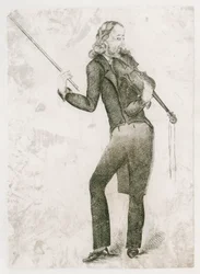 Niccolo Paganini - karikatuur