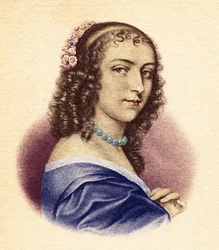 Ninon de Lenclos. Franse auteur, courtisane en beschermheer van de kunsten (1620-1705).