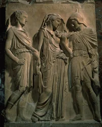 Orpheus, Eurydice en Hermes