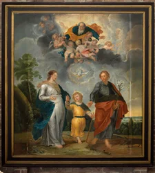 Parochiekerk Onze-Lieve-Vrouw-Hemelvaart, interieur, De Heilige Familie (?)