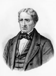 Portret van Giovanni Berchet (1783-1851), Italiaanse romantische dichter, schrijver en patriot, gravure