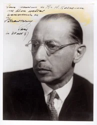 Portret van Igor Stravinsky