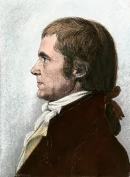 Portret van John Marshall (1755-1835), Amerikaanse advocaat en staatsman, President van het Hooggerechtshof van de Verenigde Staten