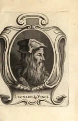 Portret van Leonardo da Vinci