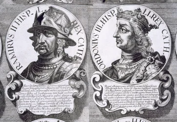 Portretten van Ramiro II en Ordono III