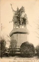 Standbeeld van Karel de Grote, Parijs, Seine, Île de France, Frankrijk