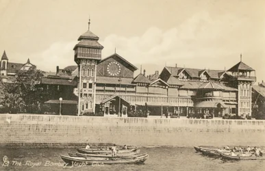 Royal Bombay Yacht Club RBYC, Bombay, ca. 1900 (foto)
