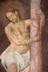 San Jeronimo kerk. Gebonden Christus Madrid Spanje