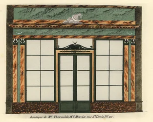 Winkelpui van de fourniturenwinkel van Monsieur Theroulde