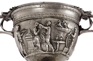 Skyphos, ca. laat 1e eeuw v.Chr. - vroeg 1e eeuw n.Chr.