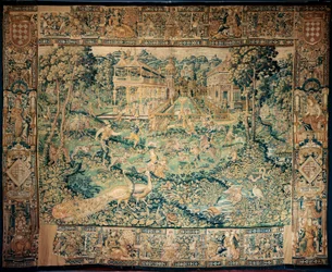Wandtapijt. Enghien. Jacht (La Chasse, de jacht)