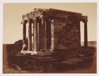 Tempel van de Overwinning, Athene, ca. 1849