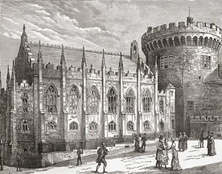 The Chapel Royal, Dublin Castle, Ierland in de late 19e eeuw, uit Our Own Country gepubliceerd 1898