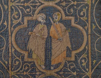 De Clare Kazuifel, detail van St. Petrus en St. Paulus, Brits