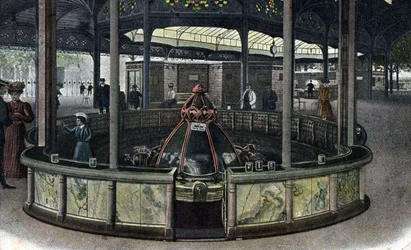 Thermisch toerisme: de bron van de heilige Grille in Vichy, Allier ca. 1905
