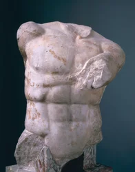 Torso van een atleet, Grieks (Parisch marmer)