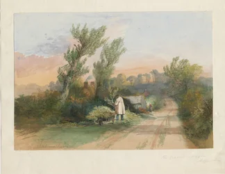 Trentham - "The Green Bough": aquarel