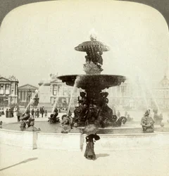 Fontein, Place de la Concorde, Parijs, Frankrijk