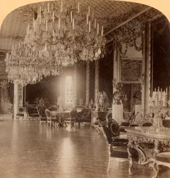 In de prachtige residentie van koning Oscar II, Koninklijk Paleis Stockholm, Zweden, 1902