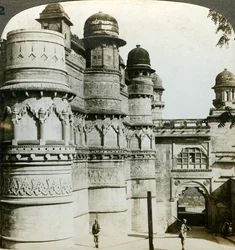 Man Singh-paleis, Gwalior, Madhya Pradesh, India