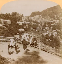Simla, het prachtige Himalaya-bergresort, India, 1902