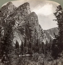 De Drie Broers, Yosemite Valley, Californië, VS, 1902
