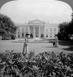 Het Witte Huis, Washington DC, VS, ca. eind 19e eeuw