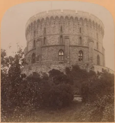 De ronde Toren, Windsor, Engeland - de Kasteelgevangenis van Edward III tot Karel II, 1900