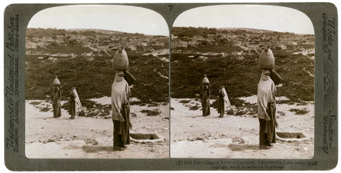 Het dorp Imwas Emmaus, Palestina, 1900