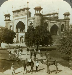 Graf van Akbar, Sikandarah, Uttar Pradesh, India, c1900s