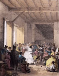 Boheems bal in de 19e eeuw - Dans van de zigeuners in de 19e eeuw