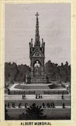 Albert Memorial, Londen, Engeland.