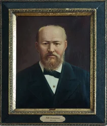 Portret van de dramaturg Alexander N. Ostrovsky