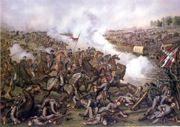 Amerikaanse Burgeroorlog (1861 - 1865): Slag bij Five Forks (Virginia) 1 april