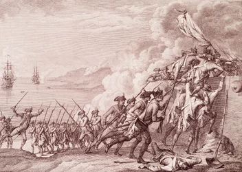 Amerikaanse Onafhankelijkheidsoorlog: De invasie van Dominica door het Franse leger op 7 september 1778