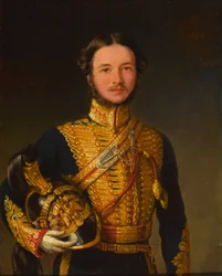 Een officier van de 1e Troep, Bombay Horse Artillery