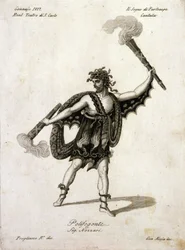 Andrea Nozzari (1775-1832) in de rol van Polifegonte in 