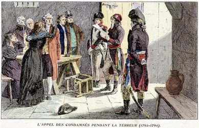 Oproep van veroordeelden tijdens de Terreur (1793-1794)