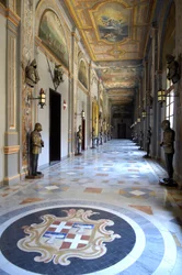 Architectuur: uitzicht op het paleis van de Grootmeesters van de Orde van Malta in Valletta (La Valletta), Malta (foto)